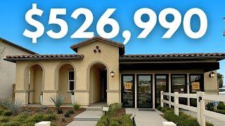 TOURING NEW CONSTRUCTION HOMES | Living in Southern California under $530,000  |Homeland,CA