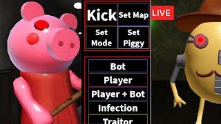 PIGGY UPDATE LIVE  | VIP COMMANDS(Roblox Live)