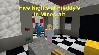 I Somewhat Made a Working FNAF Game In Minecraft