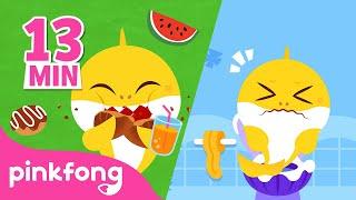 Baby Shark's Potty Song + More | Baby Shark's Day at Home Compilation | Pinkfong Songs for Kids