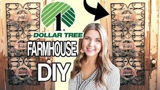 Dollar Tree Wall Decor ⭐ DIY Farmhouse Wall Art