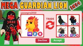 TRADING MEGA GUARDIAN LION  IN 2024 IN ADOPT ME! ROBLOX