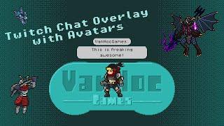 Twitch Chat Overlay with Avatars