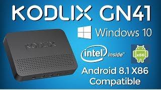 OMG!!! KODLIX GN41 Intel Windows 10 Mini PC -  Dual Boot Android 8.1 X86 Super TV Box Destroyer