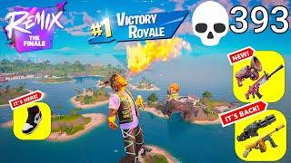 393 Elimination JUICE WRLD Solo Vs Squads "Zero Build" Gameplay Wins (Fortnite Remix chapter 2 PC)