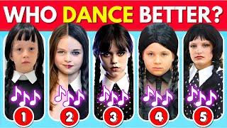 Who Dances Better? Wednesday Dance Edition  Salish Matter, Diana, Like Nastya, Skibidi, Elsa