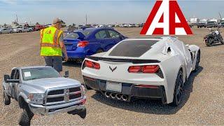 IAA walk around Cars and Trucks At Insurance Auto Auction