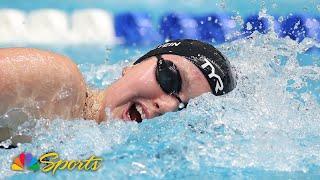 Claire Weinstein bests Katie Ledecky in 200m freestyle at U.S. Swimming Championships | NBC Sports