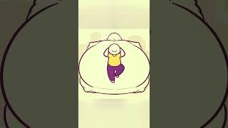 CHOCOLATE TUBE  #inflation #animation #fat #cute