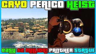 FAST, EASY PANTHER STATUE CAYO PERICO HEIST! GTA 5 ONLINE