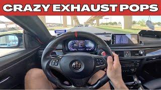 POV DRIVING THE CLEANEST BMW E92: MODERN INTERIOR & LOUD EXHAUST POPS