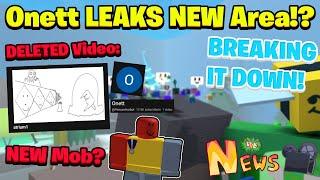 Onett's SECRET Deleted Video (NEW AREA LEAK??) | Bee Swarm Simulator