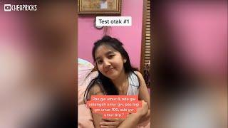 TEST OTAK ADIK YANG VIRAL DI TIK TOK