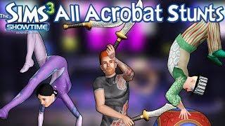 The Sims 3 Showtime: All Acrobat Stunts