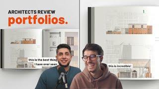 Architecture Portfolio Review for JOB applications (the best ones so far) Ep. 1