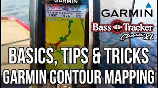 Garmin Striker Plus - Contour Mapping - Basics, Tips & Tricks (2020 Bass Tracker Classic XL)