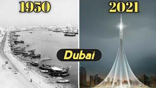 Dubai 1950 to 2021|| Dubai history || the beautiful of Dubai || Evolution of Dubai