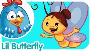 Lil Butterfly - Animal Songs for Kids | Lottie Dottie Chicken UK | Nursery Rhymes For Kids