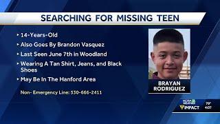 Woodland teen missing for almost 2 weeks, police say