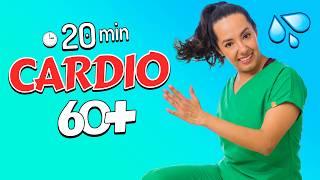 Rutina de 20 minutos de Ejercicio CARDIO para Adultos Mayores ACTIVOS | Mariana Quevedo