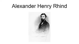 Alexander Henry Rhind