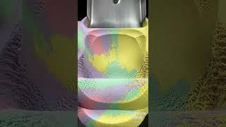 Rainbow Kinetic sand VS Shovel ASMR #kineticsand #oddlysatisfying