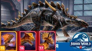 Мирагея и битва с 3я новыми Гибридами Jurassic World Alive