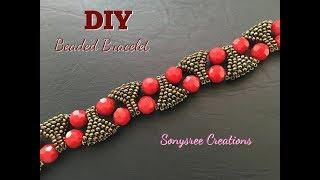 Designer Statement Bracelet  Beaded bracelet DIY bracelet