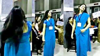 Beautiful dance by teacher in college fest ll