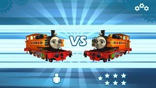 Superstar Racer who will win - Nia vs Nia vs Thomas vs Diesel 10 vs James - Go Go Thomas