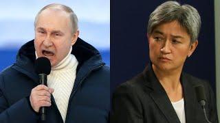 Penny Wong calls Vladimir Putin a ‘coward’ at UN