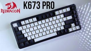 Redragon does Wireless Gasket Mounted Mechanical Keyboards? - UCAL K673 Pro Review