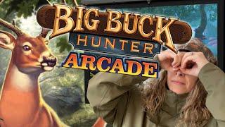 Watch as Erica goes Big Buck Hunting at the ARCADE! (4 PERFECT rounds)