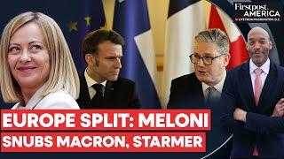 Meloni Rejects Macron-Starmer Plan to Deploy European Troops in Ukraine | Firstpost America | N18G