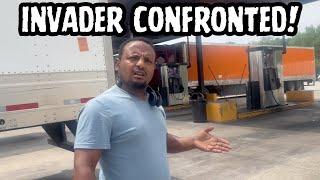 Foreign Truck Driver BLASTED! | Bonehead Truckers