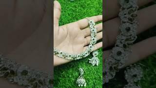 Latest mehndi jewellery order now 8586875451 #necklace #jewelery