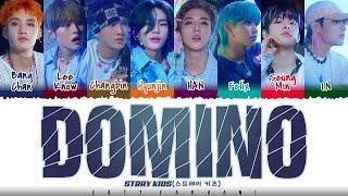 STRAY KIDS  - 'DOMINO' Lyrics [Color Coded_Han_Rom_Eng]