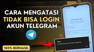 Cara Mengatasi Tidak Bisa Login Telegram Terjadi Kesalahan Internal Terbaru 2024