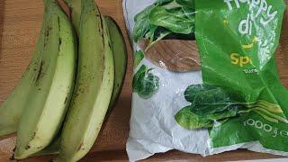 COOKINGVLOG: HOW TO MAKE A PERFECT UNRIPE PLANTAINS VEGETABLE PORRIDGE | AFRICAN FOOD 