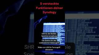 5 versteckte Funktionen deiner Synology #synology