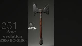 Stone Blades to Plasma Cutters! The Chopping Evolution of the Axe #evolution #timelapse