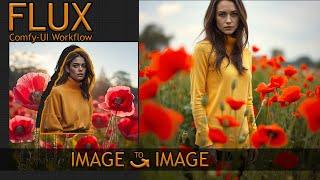 ComfyUI FLUX IMAGE TO IMAGE COMPOSITE FLORENCE 2 WORKFLOW  #comfyui #flux  #img2img  #florence2