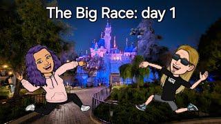 ️️ (part 2) THE BIG RACE: day 1 Disneyland live streaming Friday May 3rd with Donnie & Jen