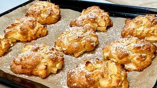 Soft Apple Cookies! They will disappear in 1 minute! Incredibly delicious and easy recipe!