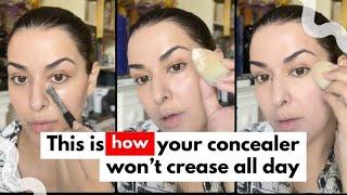 THIS IS HOW YOUR CONCEALER WON'T CREASE ALL DAY I QUICK TIPS & TRICKS I BEYOND BEAUTY NATASHA