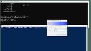 Demo: Stealing Credentials on Windows By Hooking CreateProcessWithLogonW and Python