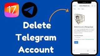 How to Delete Telegram Account (2024) | How to Delete Telegram Account Permanently in iPhone