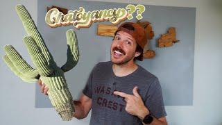 Woodworking With Cactus?? | Arizona Made From Saguaro | Justinthetrees US Tree Map