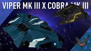 COMPARING THE VIPER MK III AND COBRA MK III IN COMBAT | Elite Dangerous (Part 4) | PS4