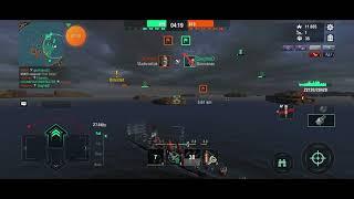 World of Warships Blitz:Brooklyn:1 DD Sink